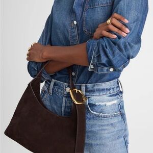 Madewell 
The Sculptural-Buckle Shoulder Bag